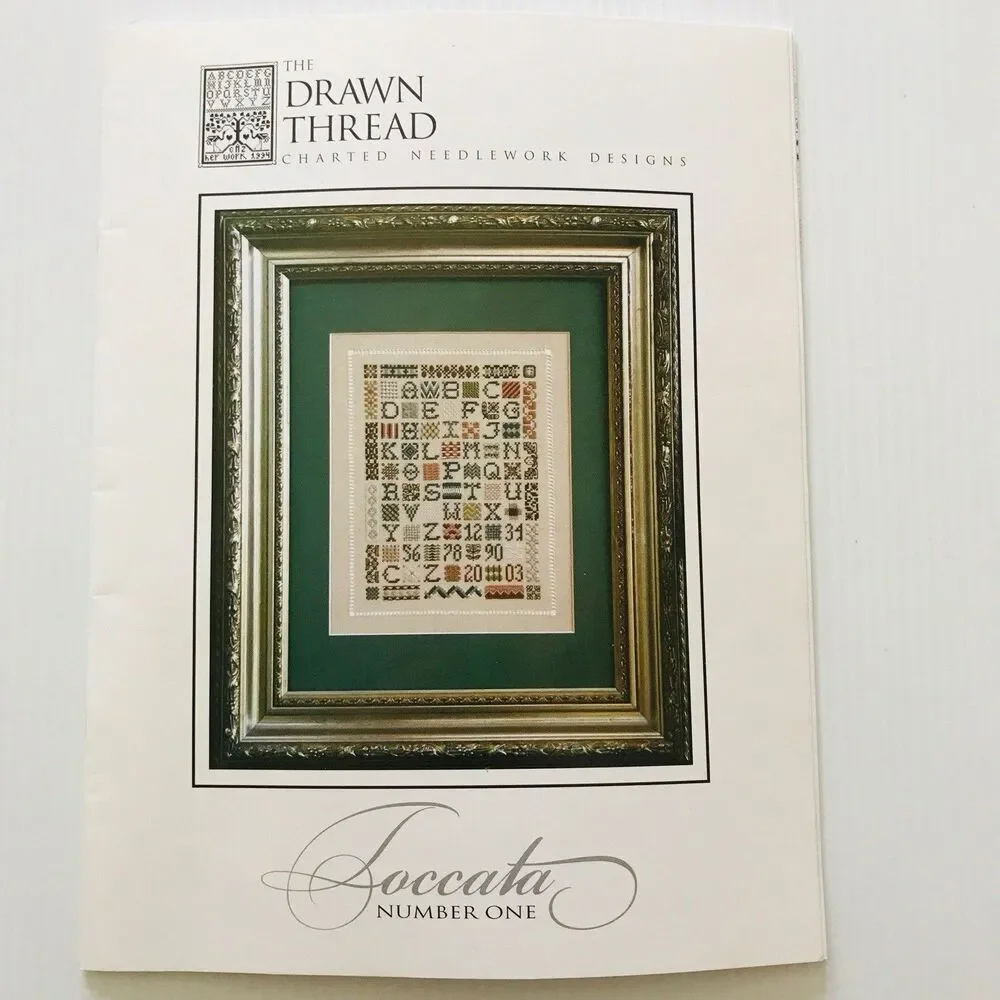 The Drawn Thread Charted Needlework Cross Stich Pattern Booklet Toccata #1